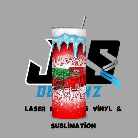 Red Truck 20 Ounce Tumbler - Picture 2 of 3